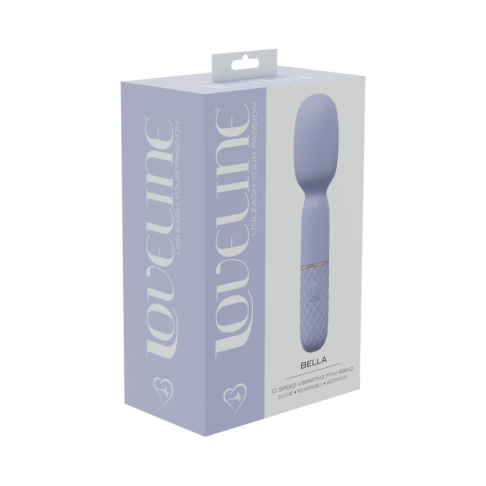 SHOTS - LOVELINE BELLA MINI VIBRADOR DE 10 VELOCIDADES EM SILICONE RECARREGÁVEL E À PROVA DE ÁGUA