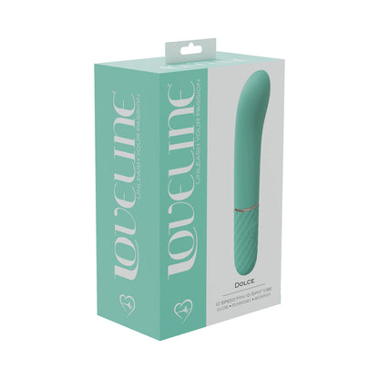 SHOTS - VIBRADOR MINI PONTO G LOVELINE DOLCE 10 VELOCIDADES EM SILICONE RECARREGÁVEL À PROVA DE ÁGUA