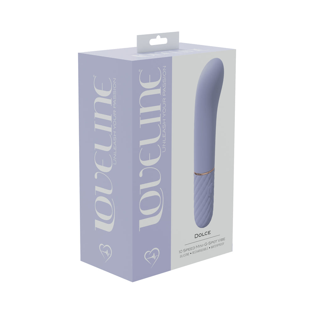 SHOTS - VIBRADOR MINI PONTO G LOVELINE DOLCE 10 VELOCIDADES EM SILICONE RECARREGÁVEL À PROVA DE ÁGUA