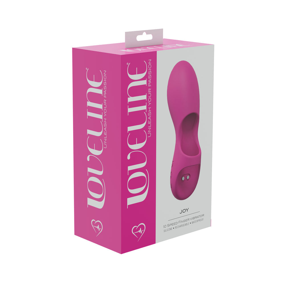 SHOTS - LOVELINE JOY 10 SPEED FINGER VIBE SILICONE RECHARGEABLE WATERPROOF