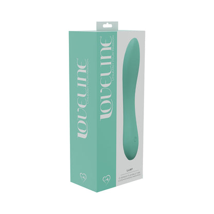 SHOTS - LOVELINE LUST VIBRADOR FLEXÍVEL DE 10 VELOCIDADES EM SILICONE SELADO RECARREGÁVEL SUBMERSÍVEL VERDE