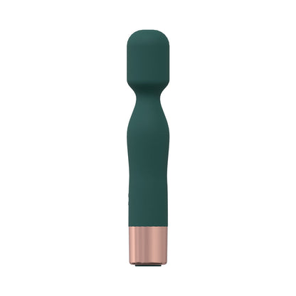 SHOTS - LOVELINE GLAMOUR MINI-VIBRADOR 10 VELOCIDADES SILICONE RECARREGÁVEL À PROVA DE ÁGUA VERDE FLORESTA