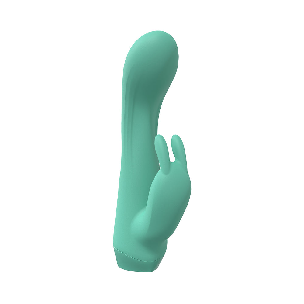 SHOTS - LOVELINE ENCHANTED DUAL MOTOR 10-SPEED RECHARGEABLE WATERPROOF SILICONE RABBIT VIBRATOR GREEN