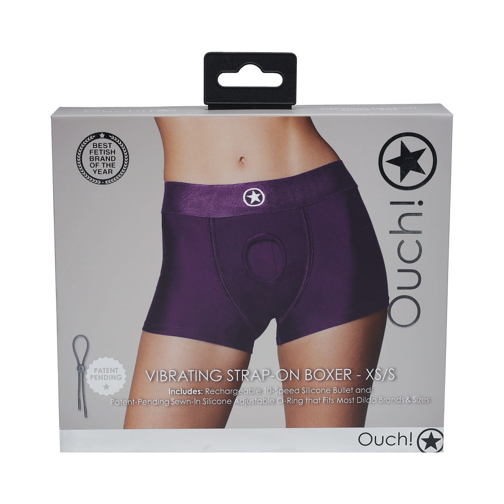 SHOTS - OUCH! VIBRATING STRAP ON BOXER
