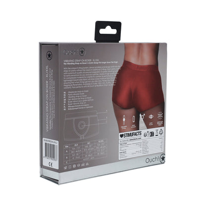 SHOTS - OUCH! VIBRATING STRAP ON BOXER
