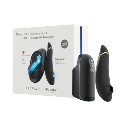 ARCWAVE - X WOMANIZER PLEASURE PAIR - ION + PREMIUM 2 BLACK