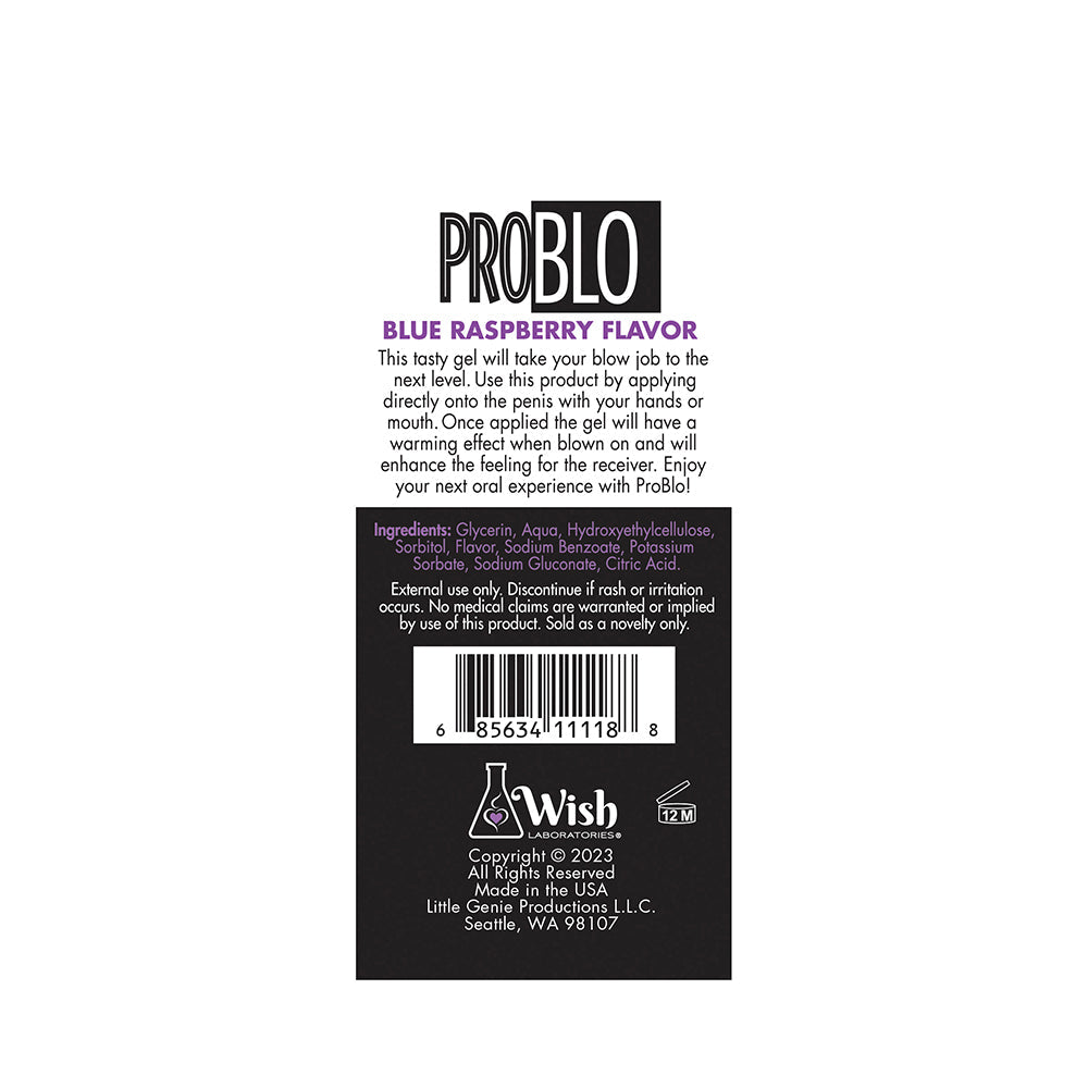 LITTLE GENIE - PRO BLO BLUE RASPBERRY 1.5 OZ.