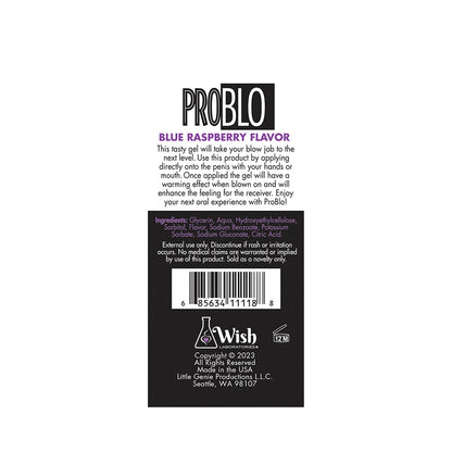 LITTLE GENIE - PRO BLO BLUE RASPBERRY 1.5 OZ.