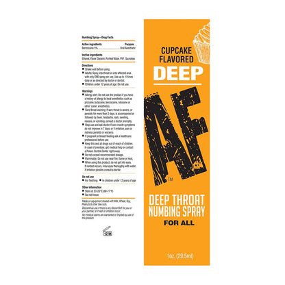LITTLE GENIE - DEEP AF DEEP THROAT SPRAY CUPCAKE 1 OZ.