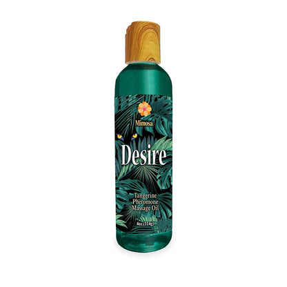 LITTLE GENIE - DESIRE PHEROMONE MASSAGE OIL TANGERINE 4 OZ.