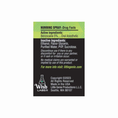 LITTLE GENIE - CHEEF RELIEF THROAT SPRAY MINT 1 OZ.