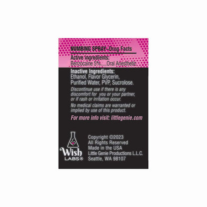 LITTLE GENIE - CHEEF RELIEF THROAT SPRAY STRAWBERRY 1 OZ.