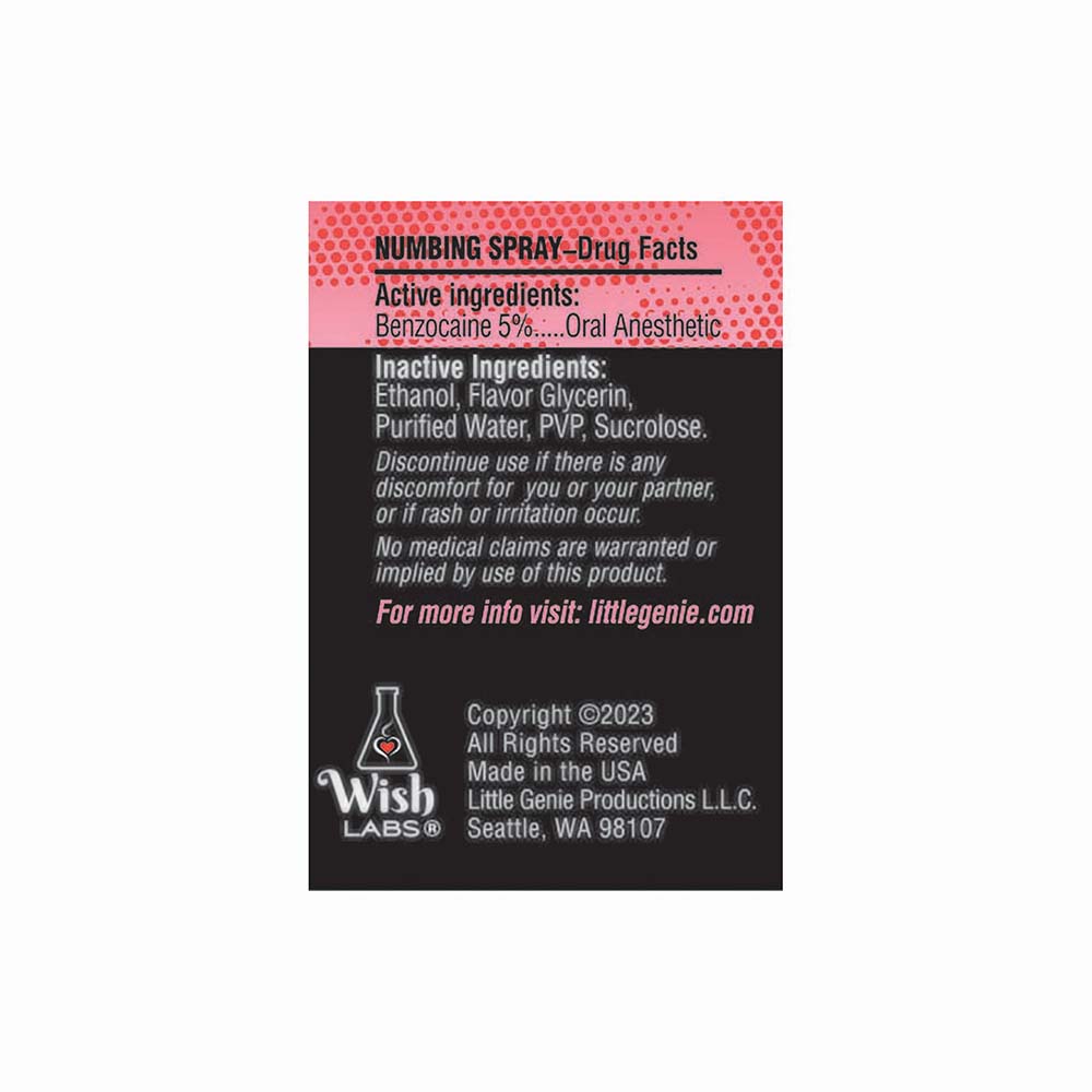 LITTLE GENIE - CHEEF RELIEF THROAT SPRAY WATERMELON 1 OZ.