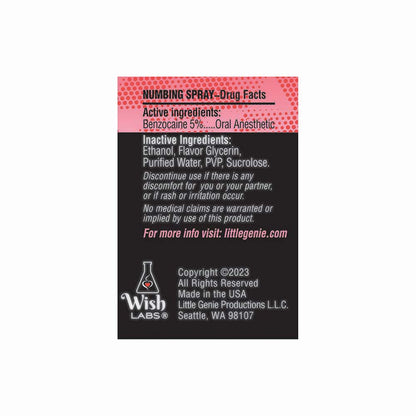 LITTLE GENIE - CHEEF RELIEF THROAT SPRAY WATERMELON 1 OZ.