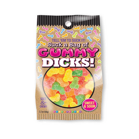 LITTLE GENIE - SUCK A BAG OF GUMMY DICKS 4 OZ. BAG