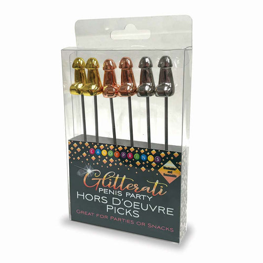LITTLE GENIE - GLITTERATI HOR D'OEUVRE'S PICKS 6-PIECE SET