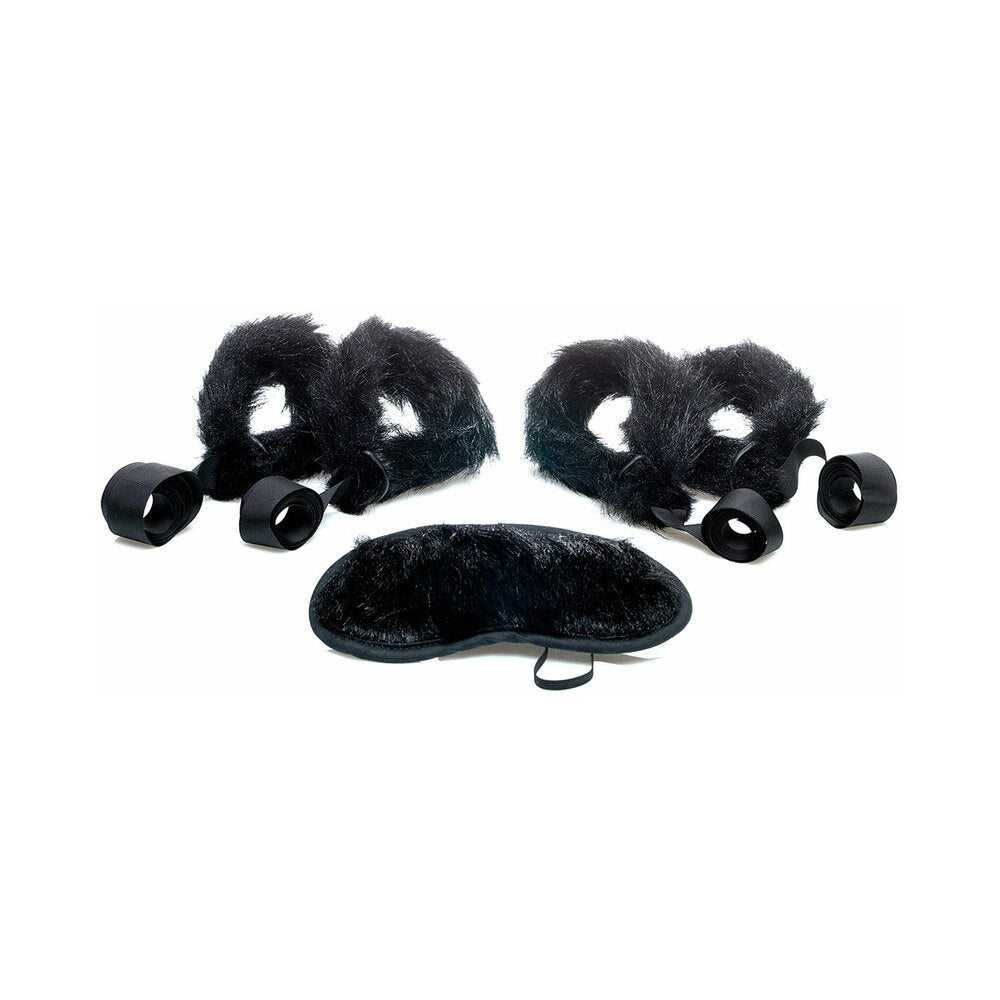 FOXTAILS - SEX KITTEN FIVE PIECE FAUX MINK FUR LOVE BOND KIT