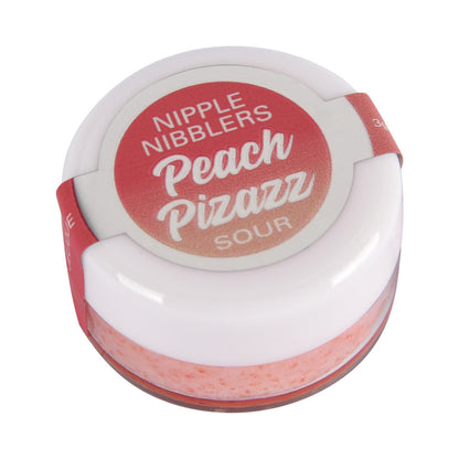 CLASSIC BRANDS - JELIQUE NIPPLE NIBBLER SOUR PLEASURE BALM 3G PEACH PIZAZZ BULK BAG 36C