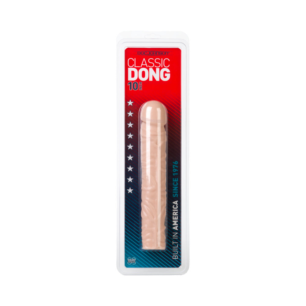 DOC JOHNSON - CLASSIC DONG: 10IN. X 1.75IN. (FLESH)