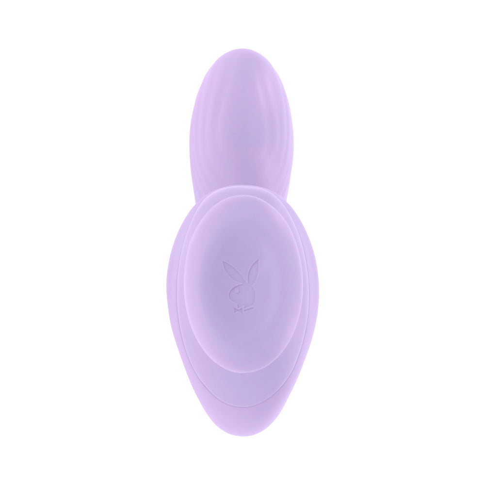 PLAYBOY - REV ME UP RECHARGEABLE SILICONE G-SPOT VIBRATOR OPAL