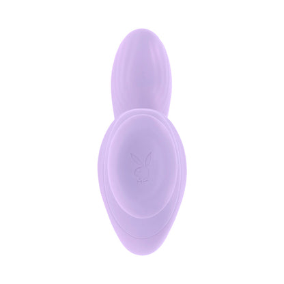 PLAYBOY - REV ME UP RECHARGEABLE SILICONE G-SPOT VIBRATOR OPAL