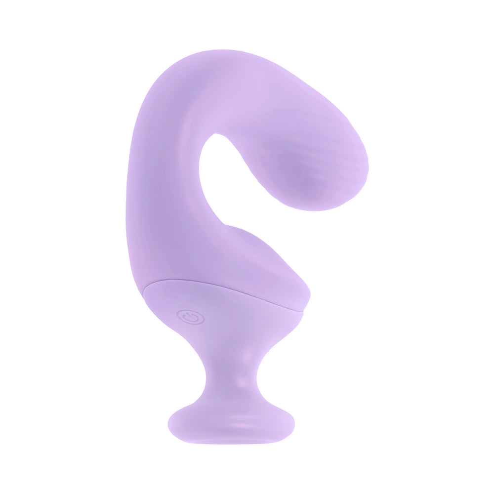 PLAYBOY - REV ME UP RECHARGEABLE SILICONE G-SPOT VIBRATOR OPAL