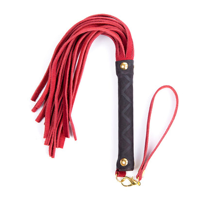 PLE'SUR - MINI LEATHER FLOGGER RED