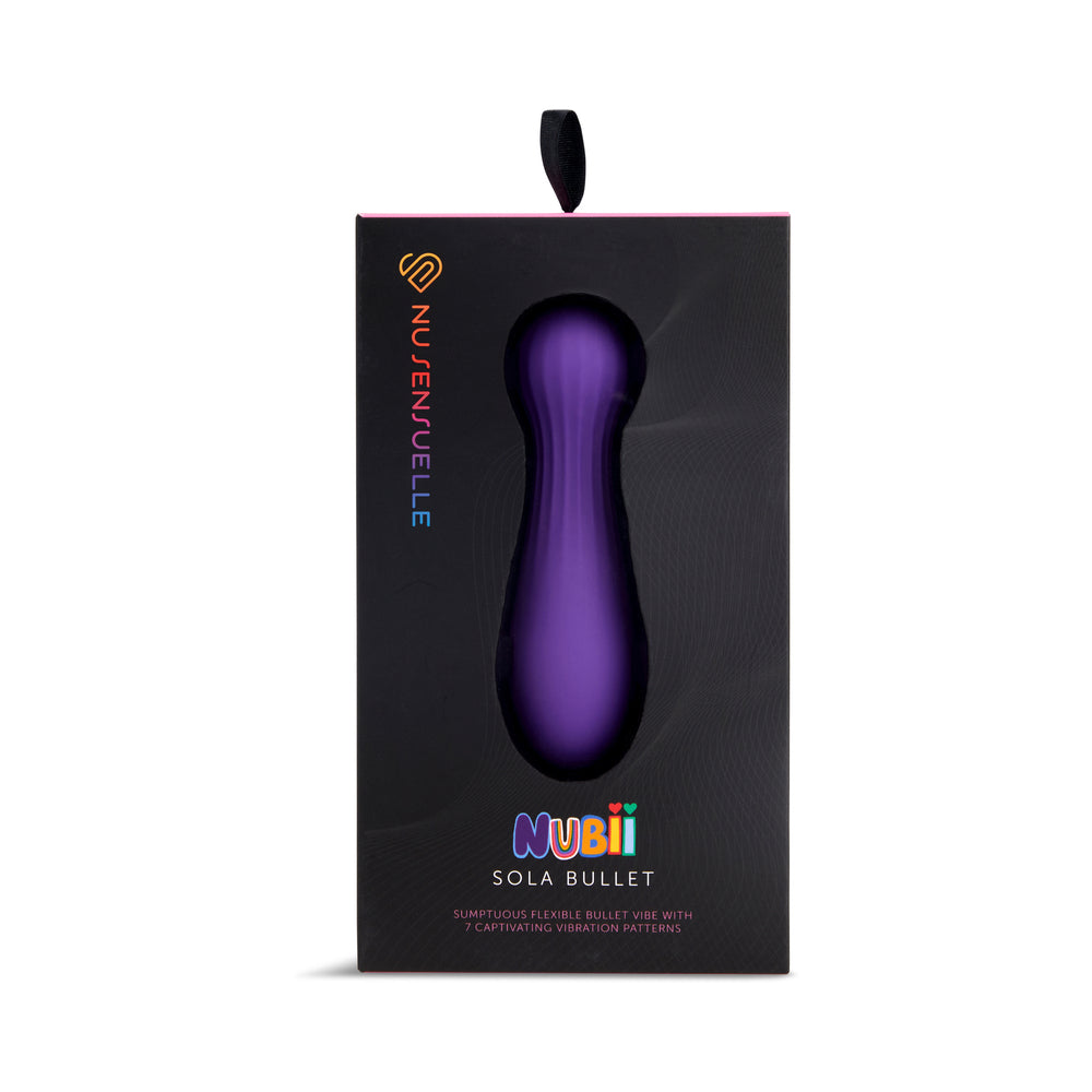 NU SENSUELLE - SOLA NUBII FLEXIBLE BULLET PURPLE