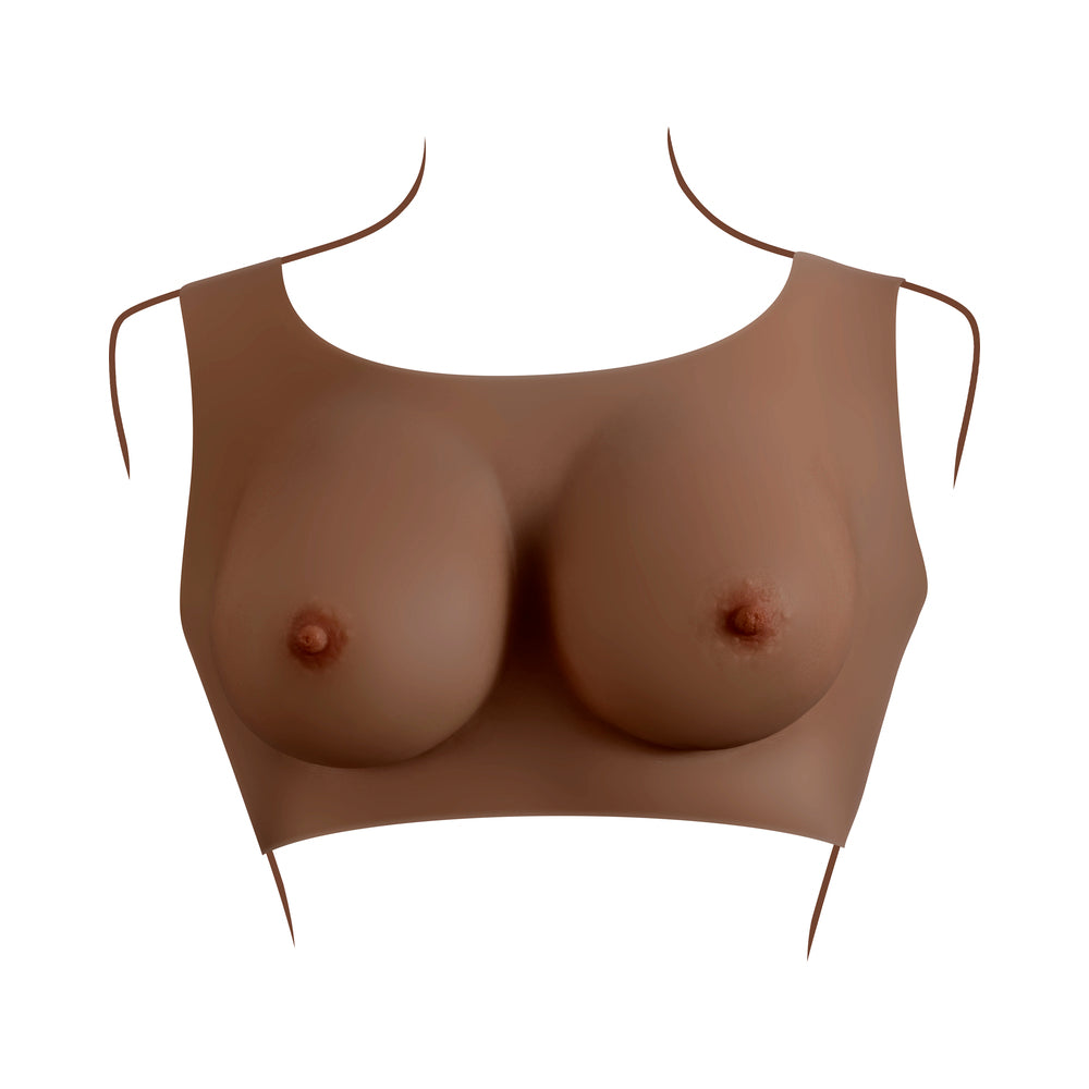 GENDER X - PEÇAS DE VESTUÁRIO INTERIOR PLACA COPA C SILICONE ESCURO