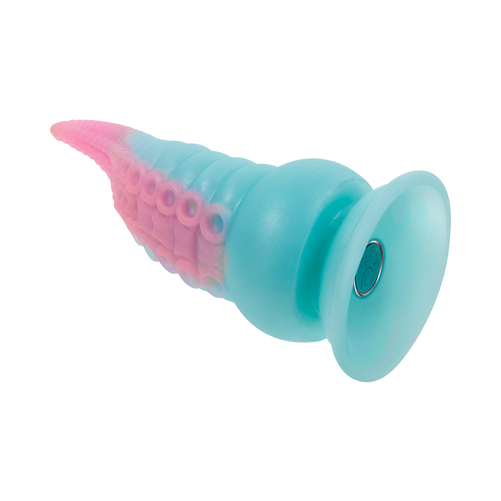 SELOPA - STUCK ON YOU RECHARGEABLE VIBRATING DILDO SILICONE MULTICOLOR