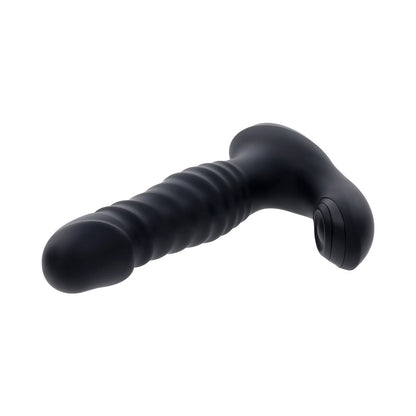 ZERO TOLERANCE - STRIKER RECHARGEABLE THRUSTING ANAL VIBE WITH REMOTE SILICONE BLACK