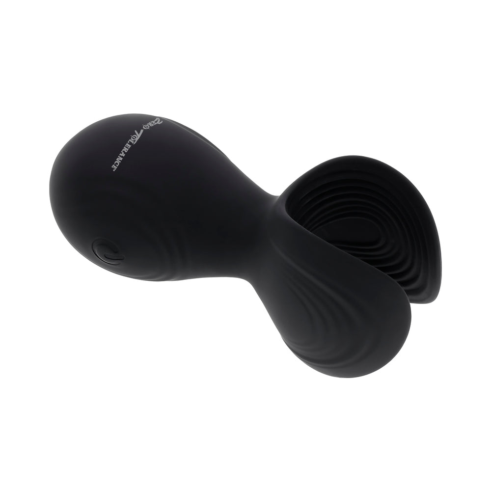 ZERO TOLERANCE - HANDY HELPER RECHARGEABLE VIBRATING STROKER SILICONE BLACK