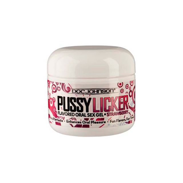 DOC JOHNSON - PUSSY LICKER: STRAWBERRY 2OZ. JAR