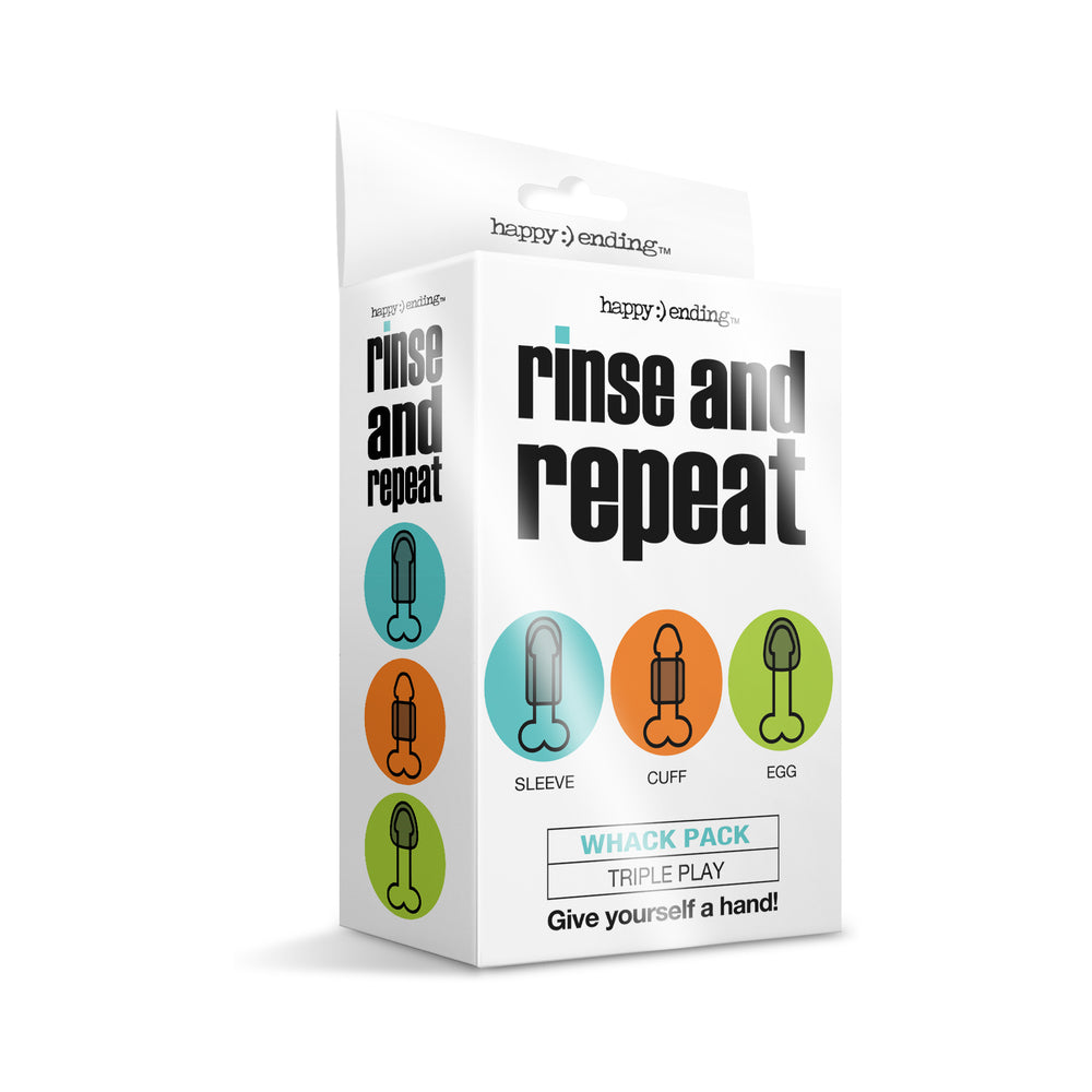GLOBAL NOVELTIES - RINSE AND REPEAT WHACK PACK TRIPLE PLAY