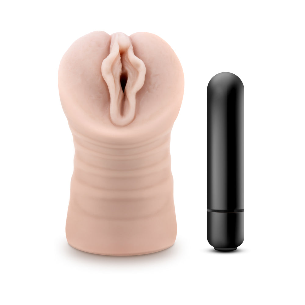 BLUSH - ENLUST DESTINI VIBRATING STROKER BEIGE