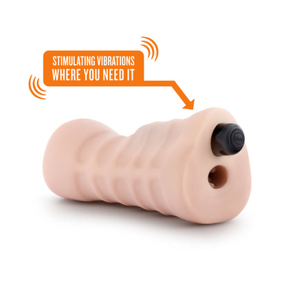 BLUSH - ENLUST DESTINI VIBRATING STROKER BEIGE