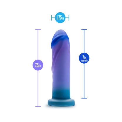 BLUSH - AVANT MIDNIGHT RENDEZVOUS 7.5 IN. DILDO OCEAN BLUE