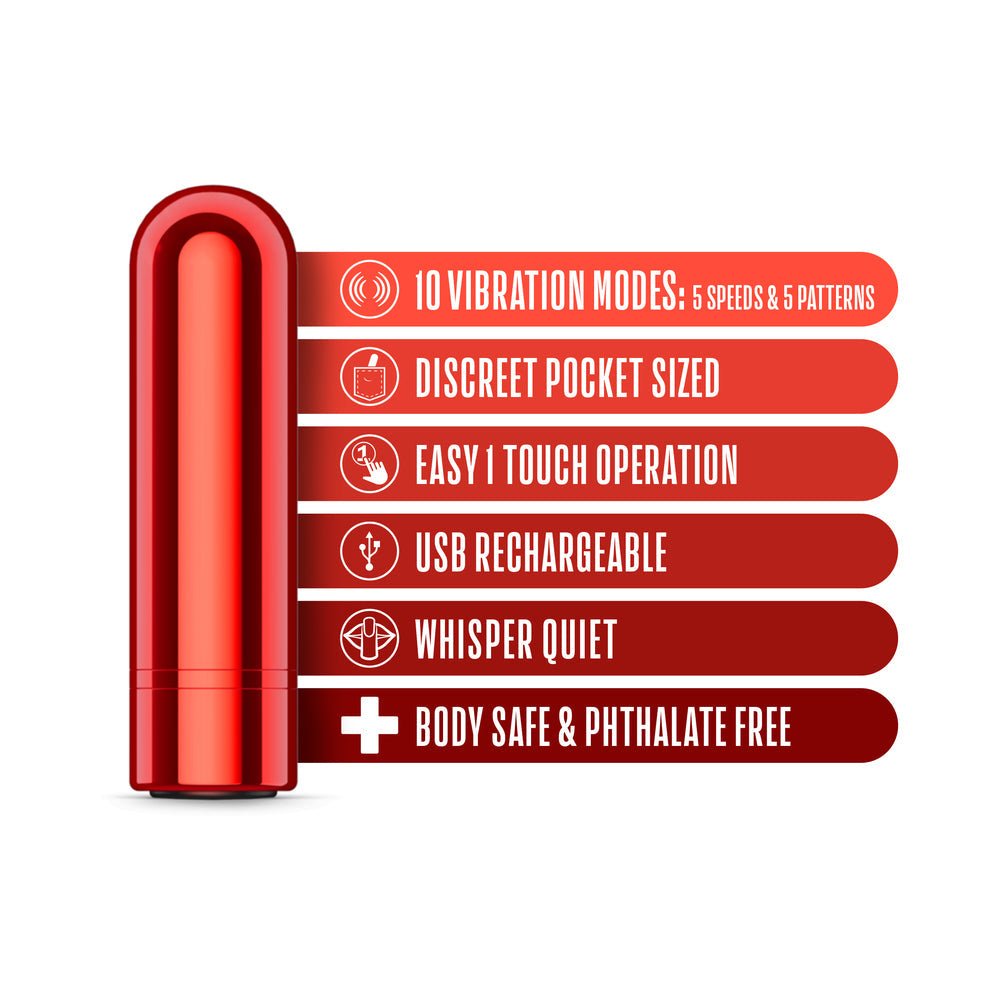BLUSH - KOOL VIBES RECHARGEABLE MINI BULLET CHERRY