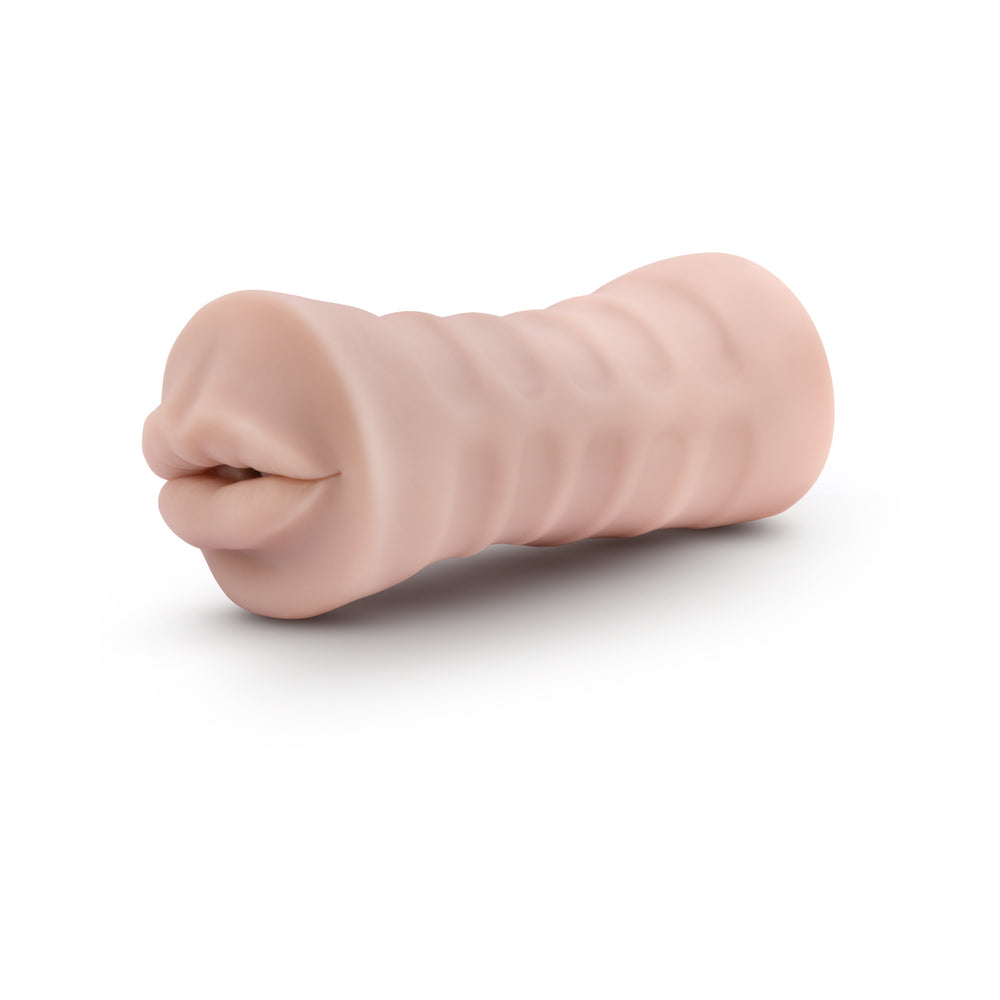 BLUSH - ENLUST NICOLE VIBRATING STROKER BEIGE