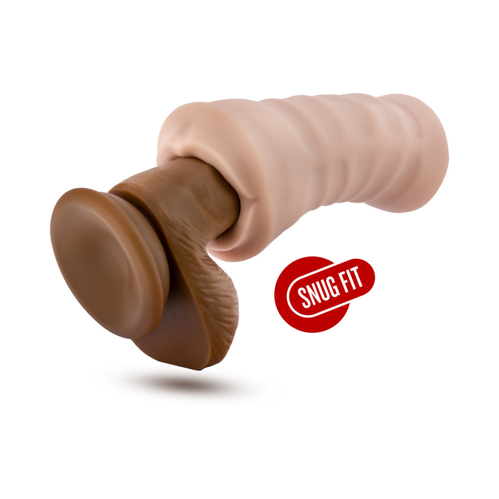 BLUSH - ENLUST NICOLE VIBRATING STROKER BEIGE