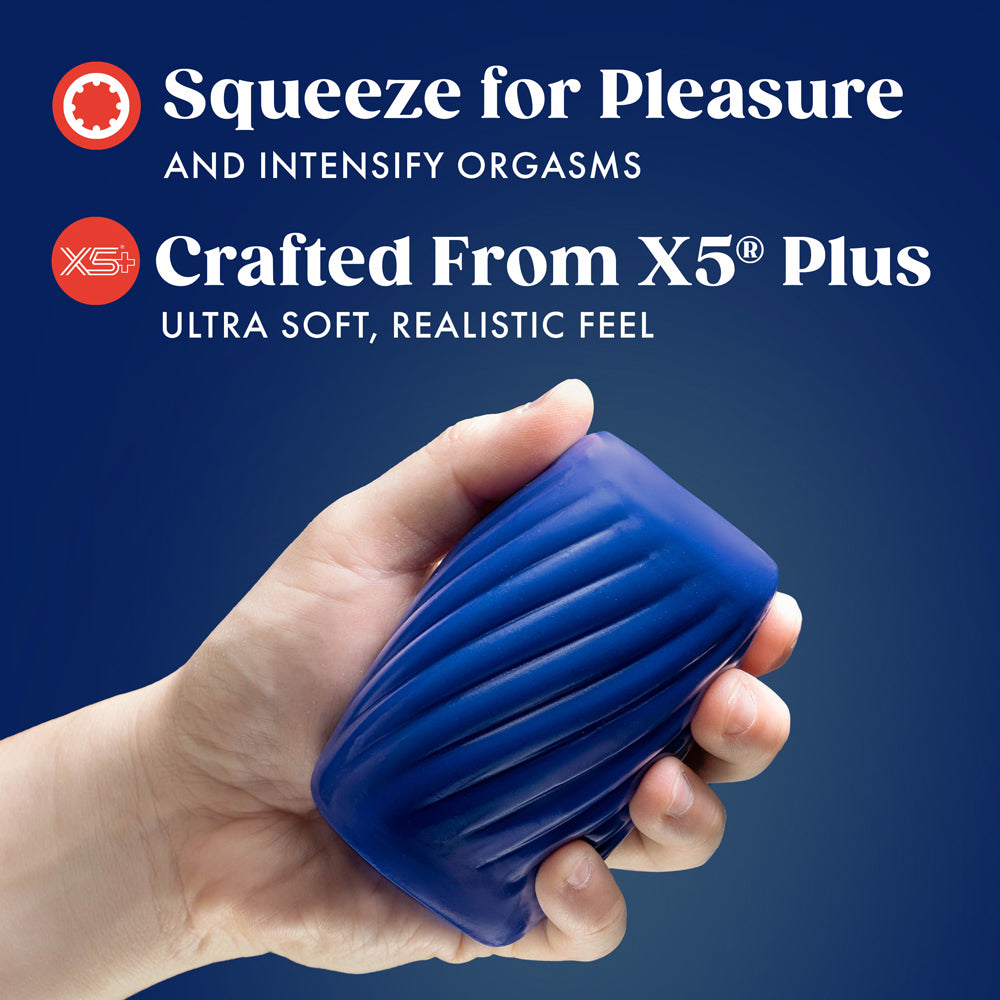 BLUSH - RIZE TURBINE SELF-LUBRICATING STROKER BLUE