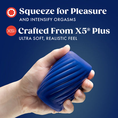 BLUSH - RIZE TURBINE SELF-LUBRICATING STROKER BLUE