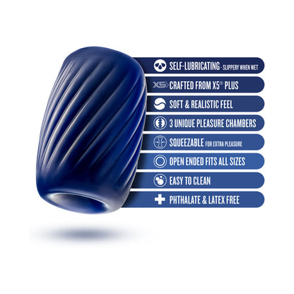 BLUSH - RIZE TURBINE SELF-LUBRICATING STROKER BLUE