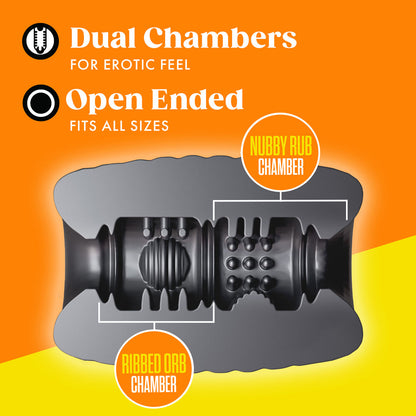 BLUSH - RIZE GRASP SELF-LUBRICATING STROKER BLACK