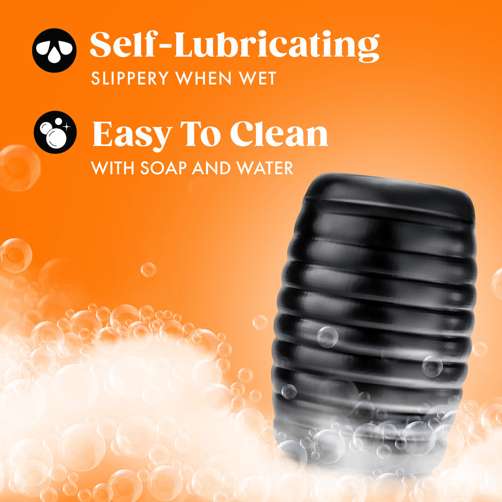 BLUSH - RIZE GRASP SELF-LUBRICATING STROKER BLACK