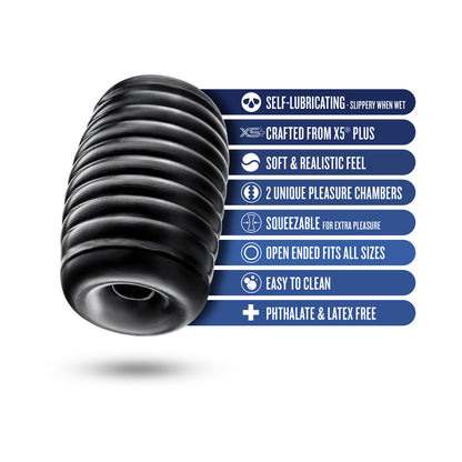 BLUSH - RIZE GRASP SELF-LUBRICATING STROKER BLACK