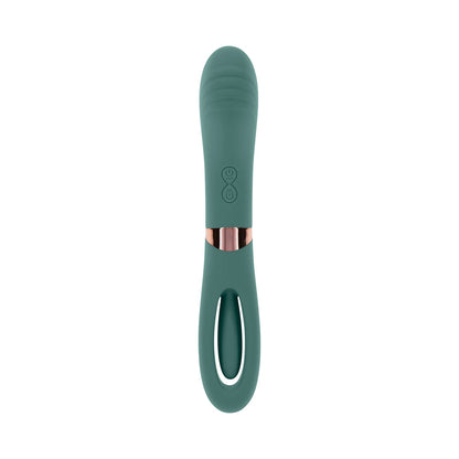 EVOLVED - CHICK FLICK RECHARGEABLE VIBRATOR WITH FLICKER SILICONE MINT