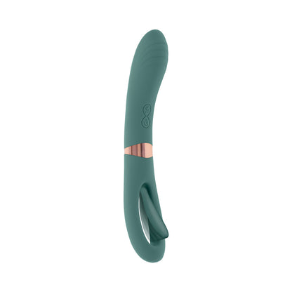 EVOLVED - CHICK FLICK RECHARGEABLE VIBRATOR WITH FLICKER SILICONE MINT