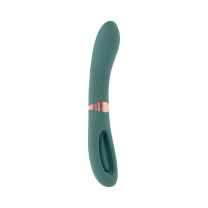 EVOLVED - CHICK FLICK RECHARGEABLE VIBRATOR WITH FLICKER SILICONE MINT