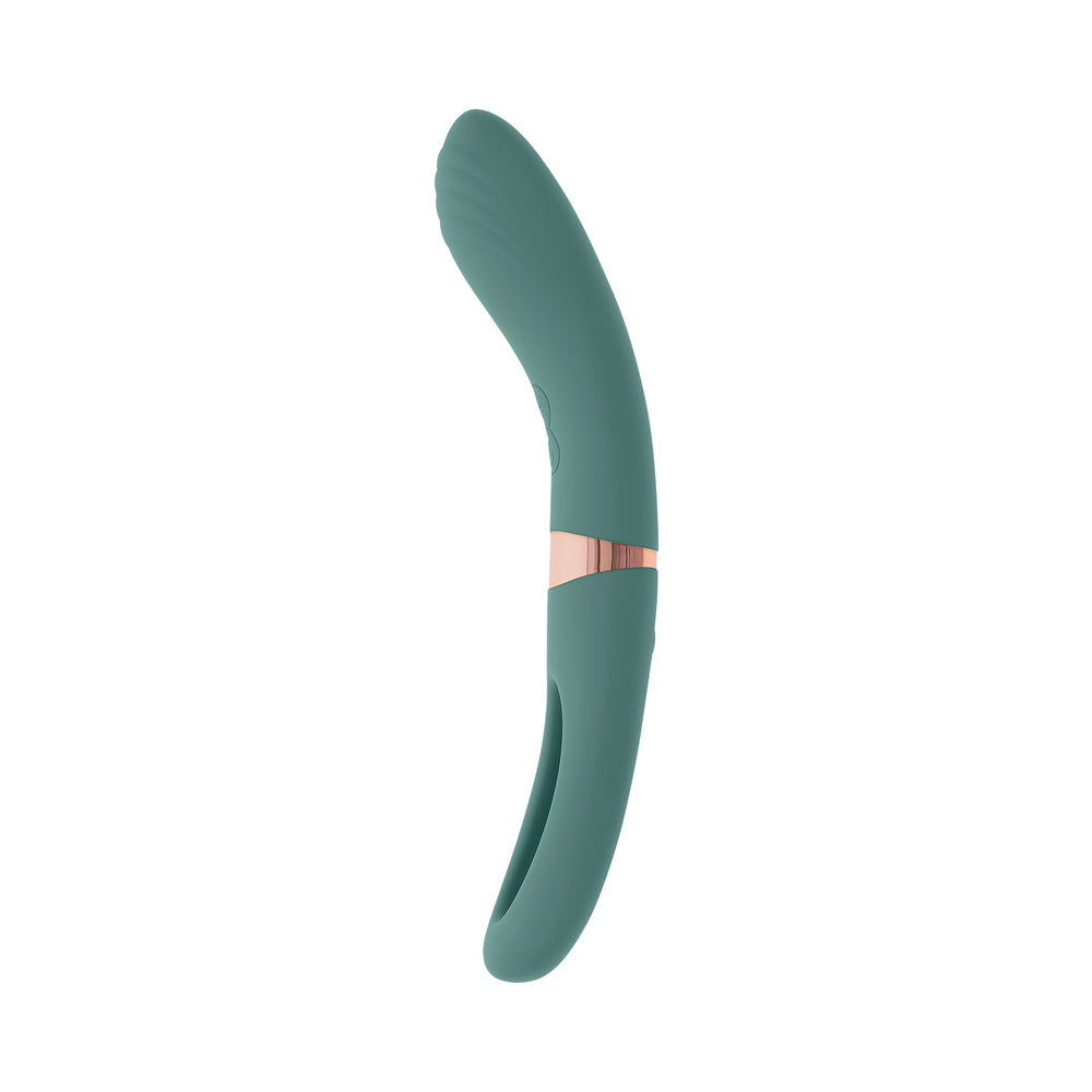 EVOLVED - CHICK FLICK RECHARGEABLE VIBRATOR WITH FLICKER SILICONE MINT